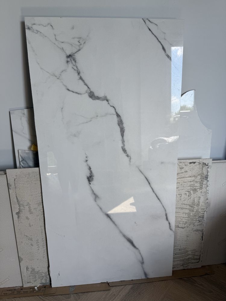 Kafle ABK Sensi Up statuario ultra lux 120x120 gres calacatta marmur