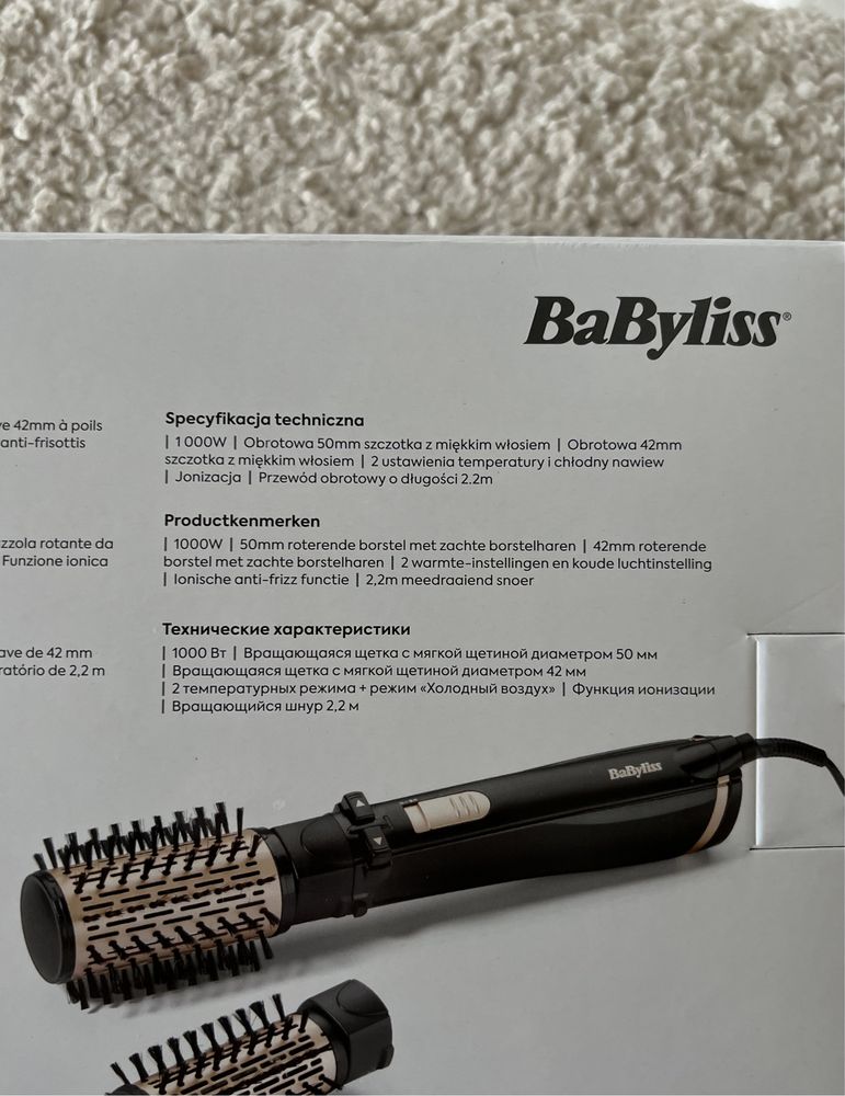 Babyliss Big Hair Dual 1000 suszarka obrotowa