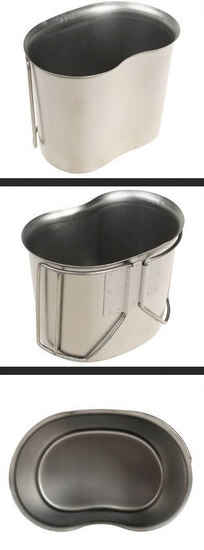 Duży kubek turystyczny 700ml US ARMY Mil-Tec + pokrywka MFH