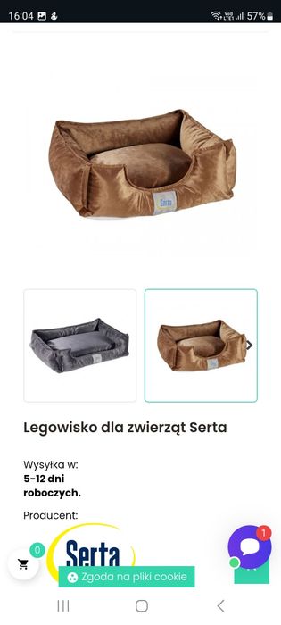 SERTA Legowisko dla psa