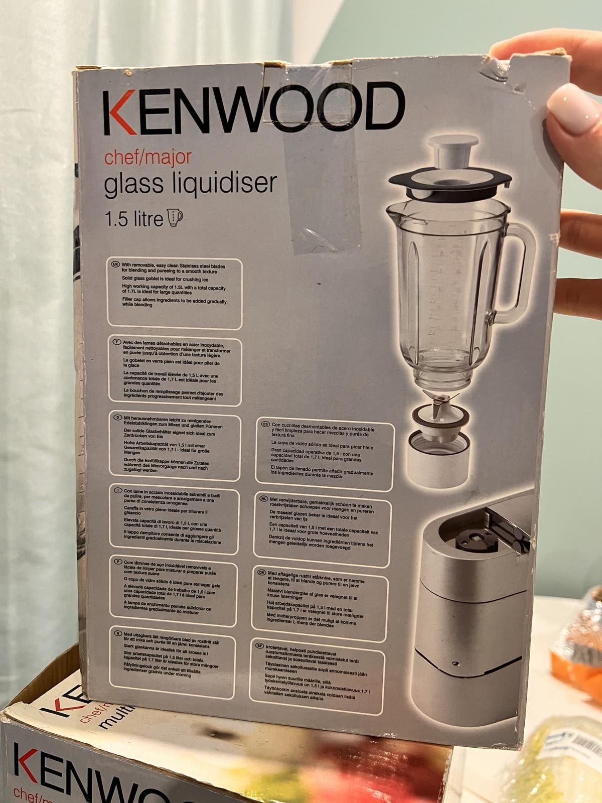 Нова насадка для комбайну Kenwood блендер