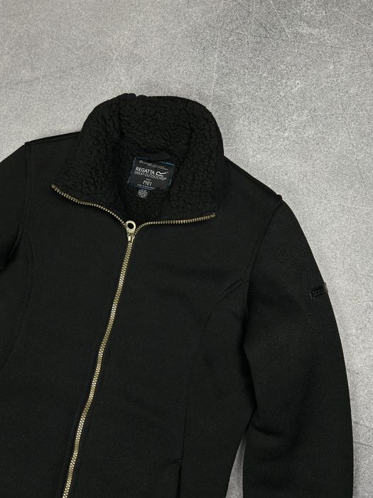 Regatta Raizel (M) фліс кофта на замку чорна жіноча фліска