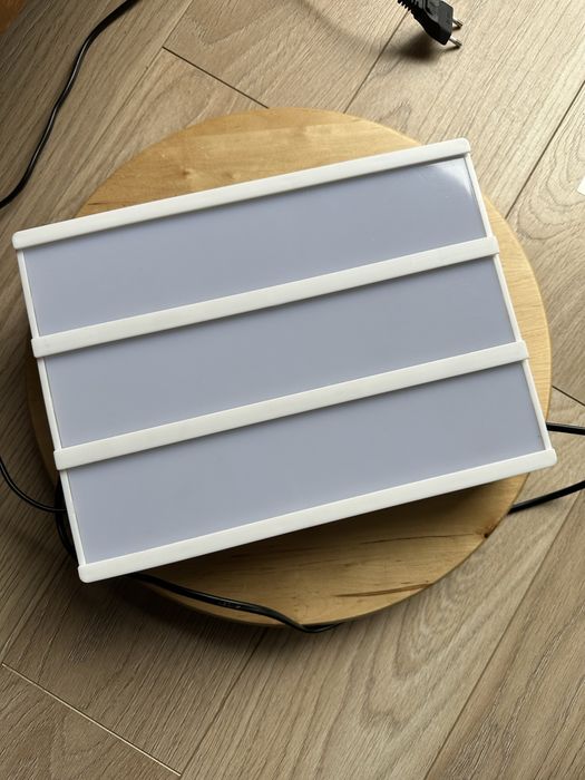 Lampka lightbox 29x21x6 cm literki cyferki znaczki na kabel