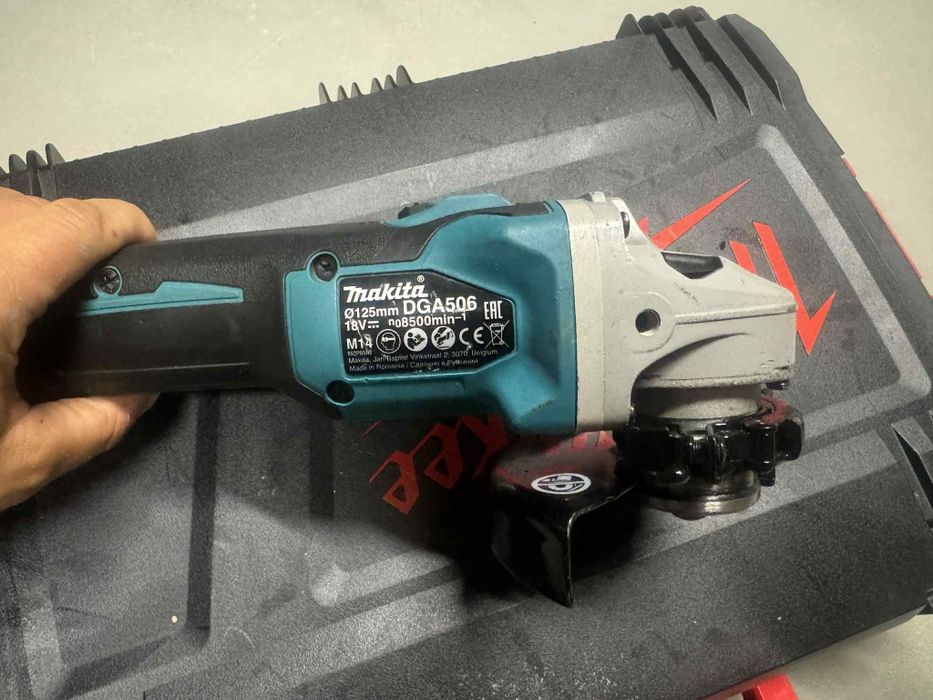 Szlifierka kątowa Makita DGA506+Bateria 5.0ah jak nowa