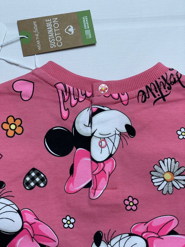 74 Original Marines 6-9 mies. bluza Disney Minnie Mouse piękna markowa