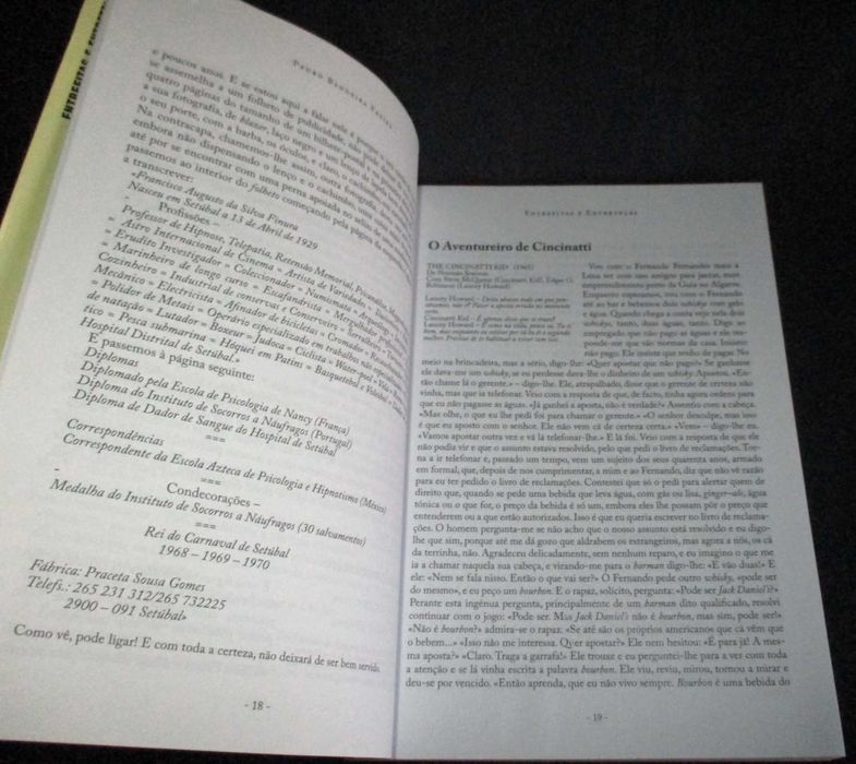 Livro Entrefitas e Entretelas Pedro Bandeira Freire