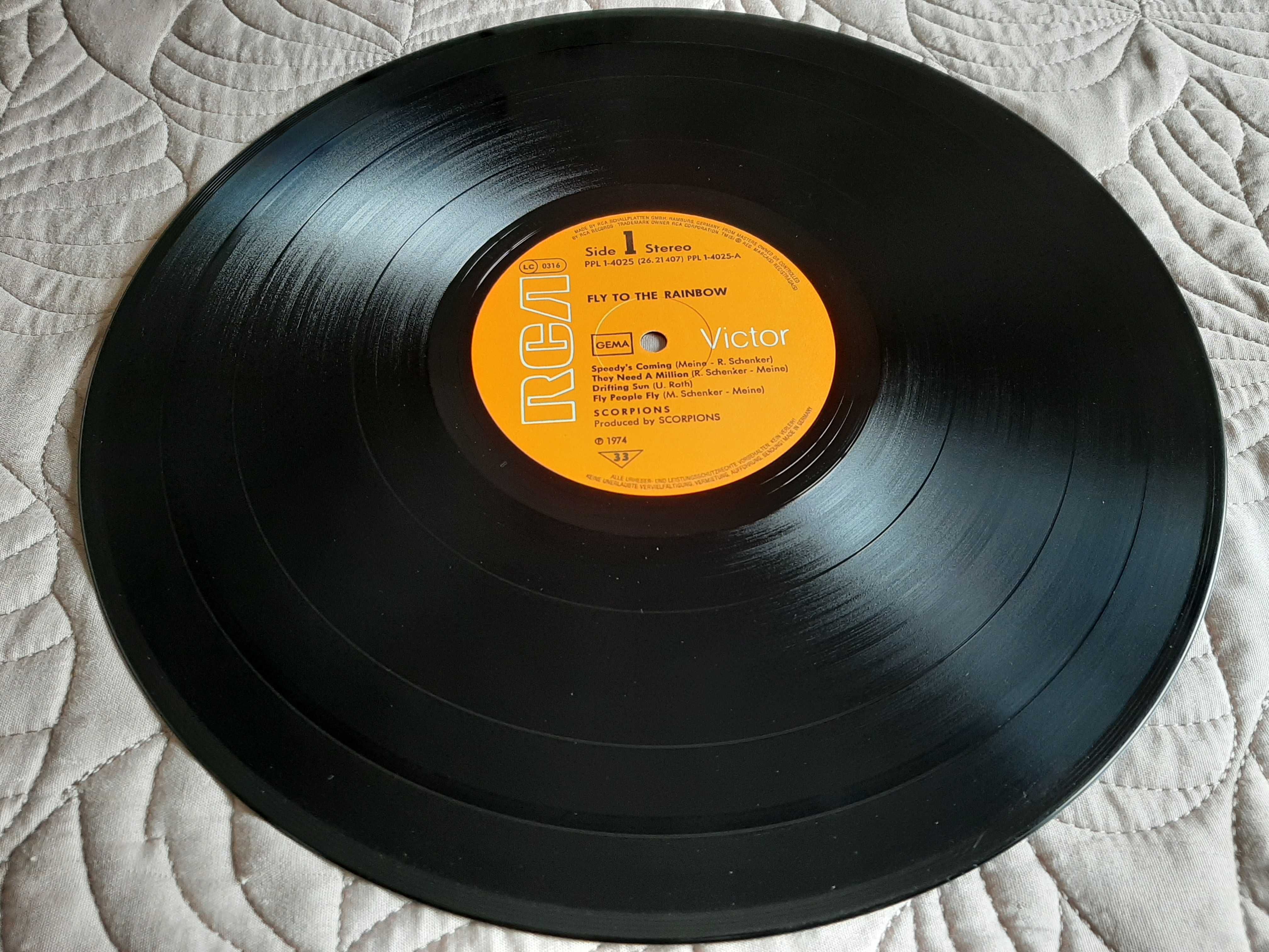 Scorpions - Fly To The Rainbow - Germany - Vinil LP