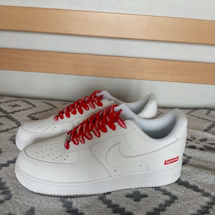 Nike Air Force 1 Supreme White | CU9225-100