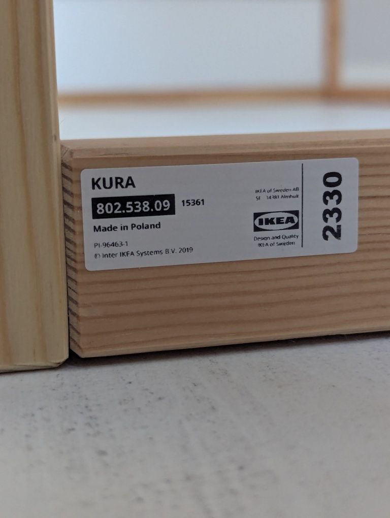 Łóżko IKEA Kura – stan jak nowe