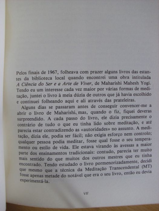 A Técnica de MT (Meditação Transcendental) de Peter Russel