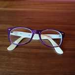 Okulary oprawki Ray-Ban fioletowo-białe