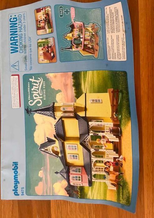 Playmobil Spirit – (Ref. 9475) – Incompleto, mas com peças essenciais!