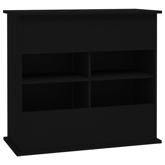 Szafka pod akwarium Vidaxl, czarna, 81x36x73 cm, stylowa i trwała