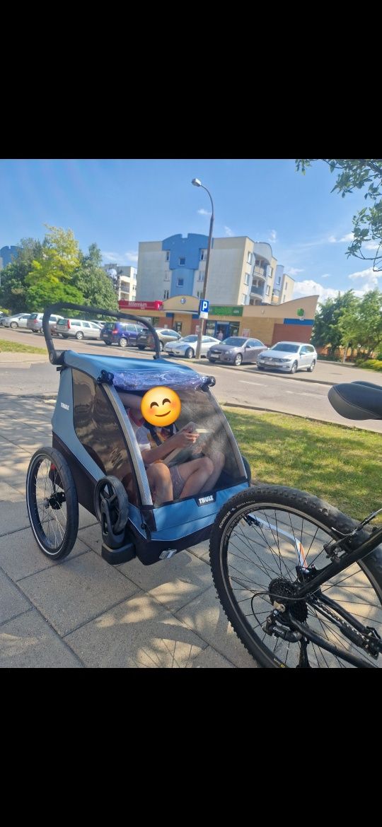 Podwójna przyczepka rowerowa thule