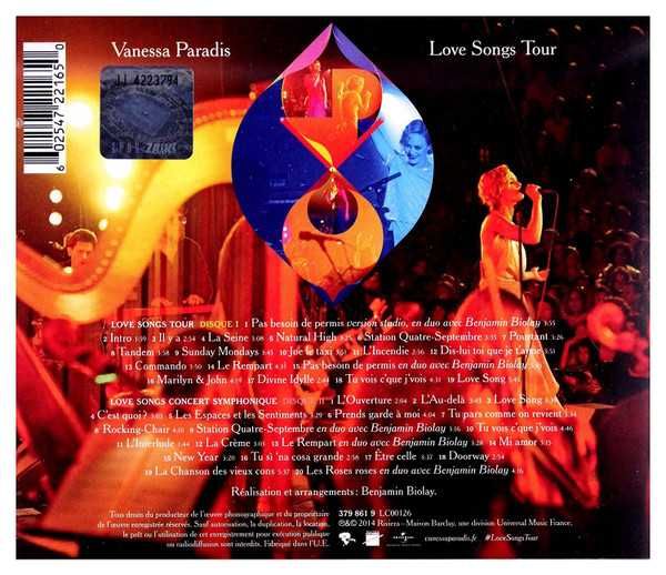 VANESSA PARADIS- LOVE SONGS Tour- 2 CD-płyta nowa , folia