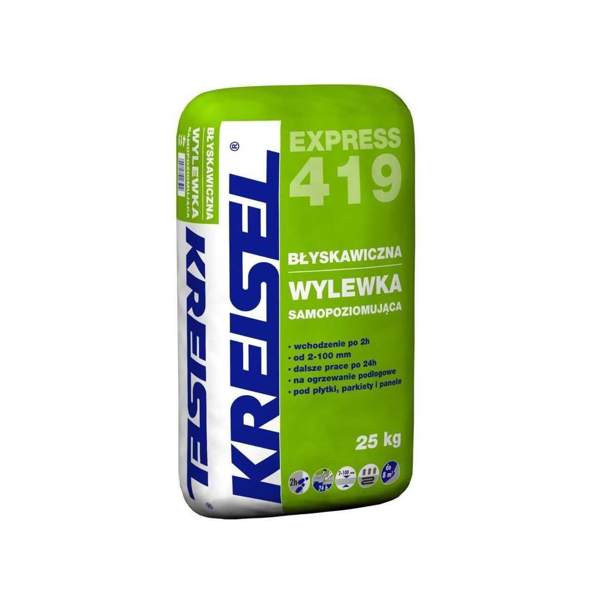 Wylewka samopoziomująca Kreisel 419. 20 worków.