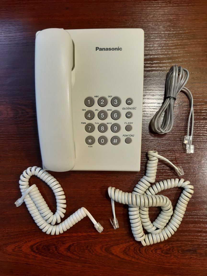 Telefon Panasonic KX-TS500PD biały