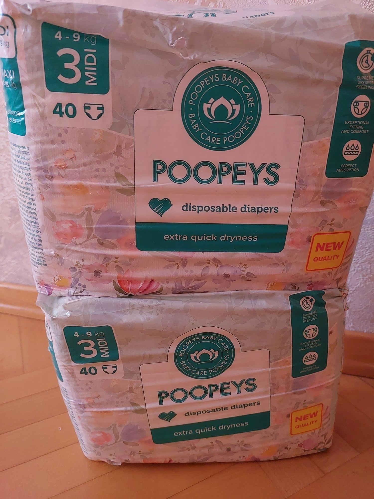 Памперсы Poopeys 3 (без пропитки)
