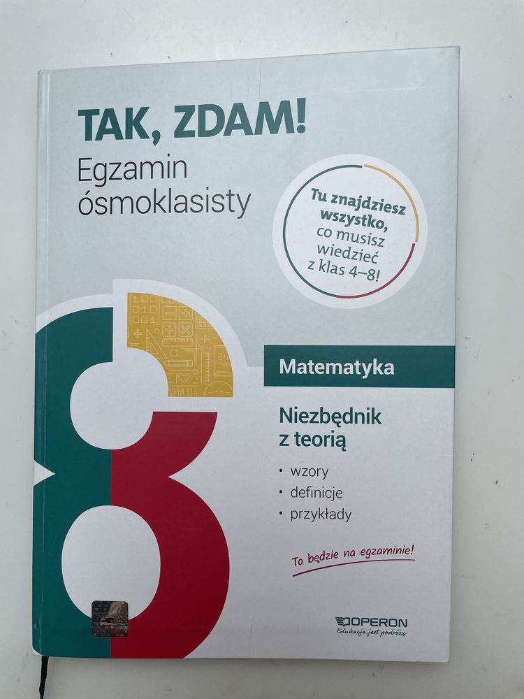 Repetytorium ósmoklasisty operon niezbędnik z teorią matematyka