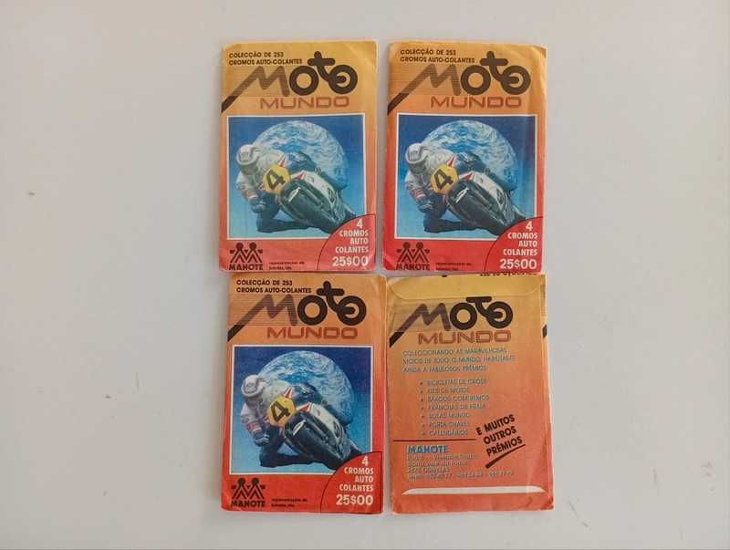 Moto mundo saqueta de  cromos
