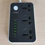 Carregador Tomada Universal 3 Entradas e 6 USB
