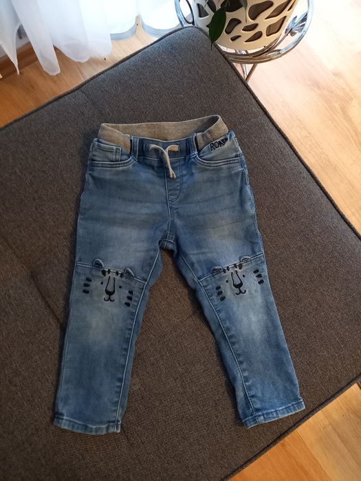 Spodnie dżinsy jeansy chłopięce H&M, rozm. 92, stan bdb