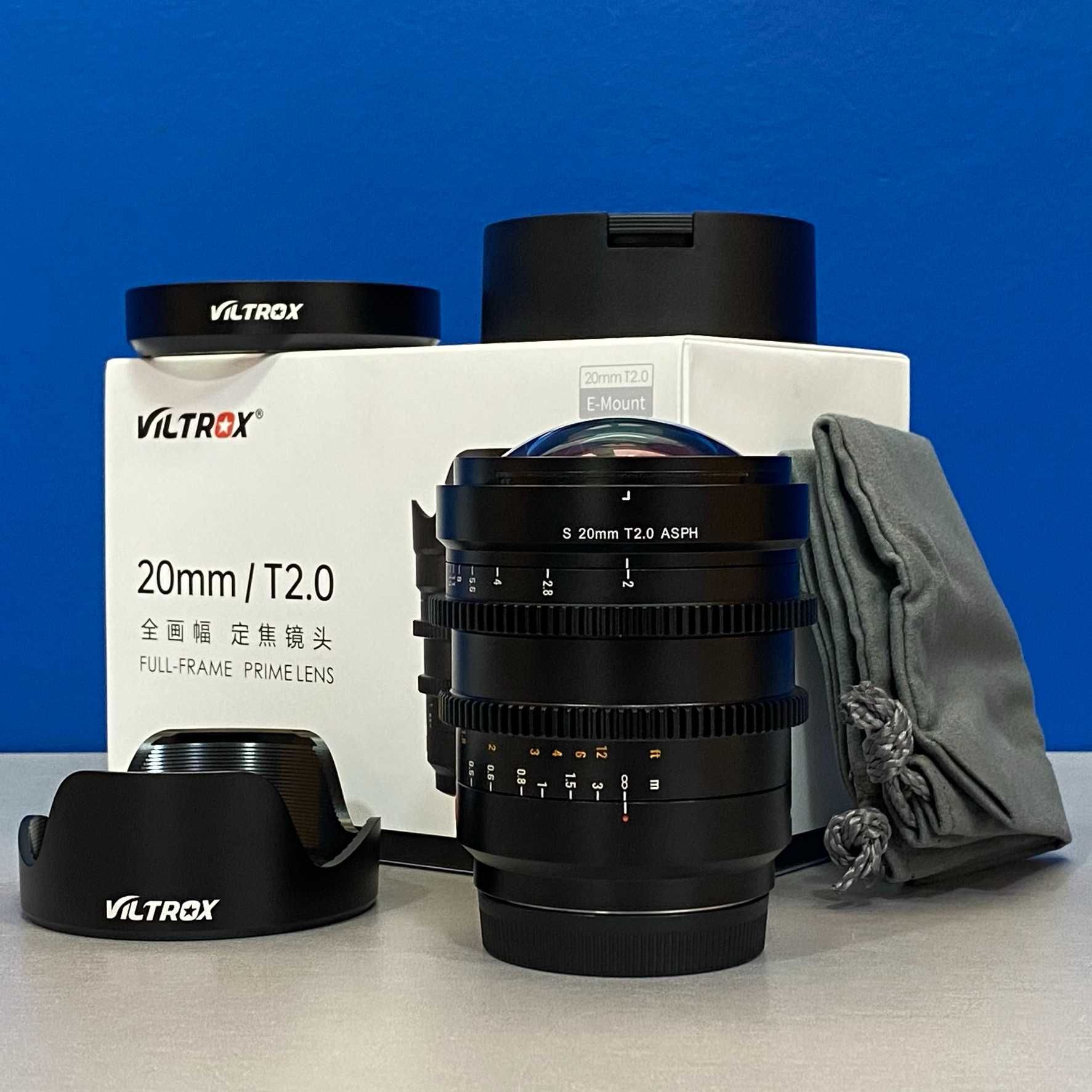 Viltrox S 20mm T2.0 ASPH ED RF (Sony FE) - NOVA