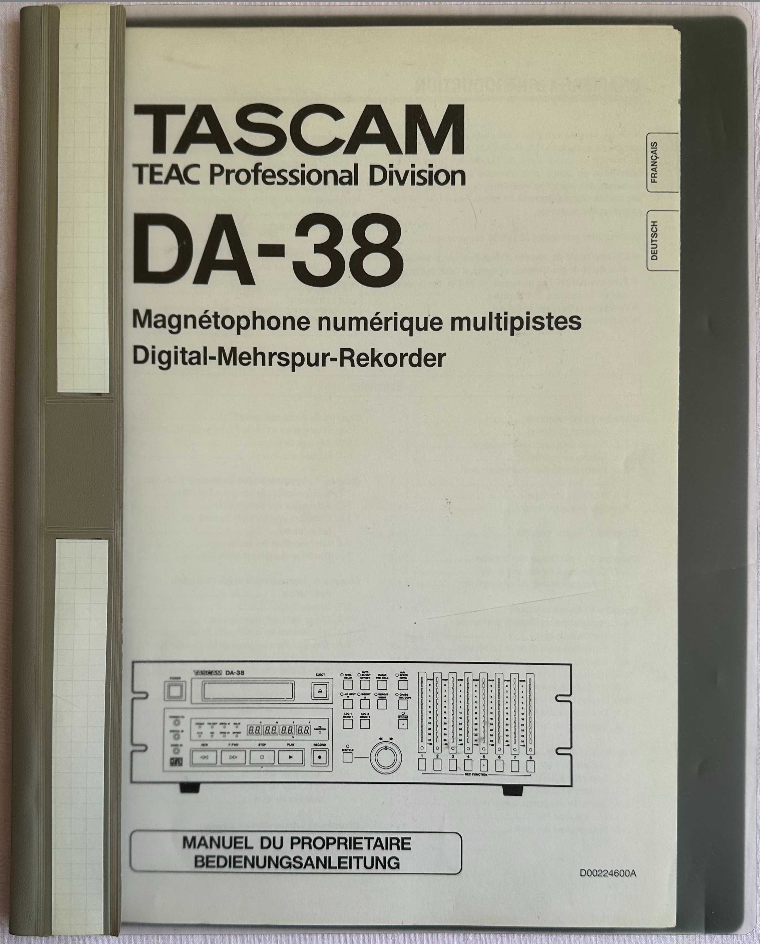 TASCAM DA-38   Teac Professional Division