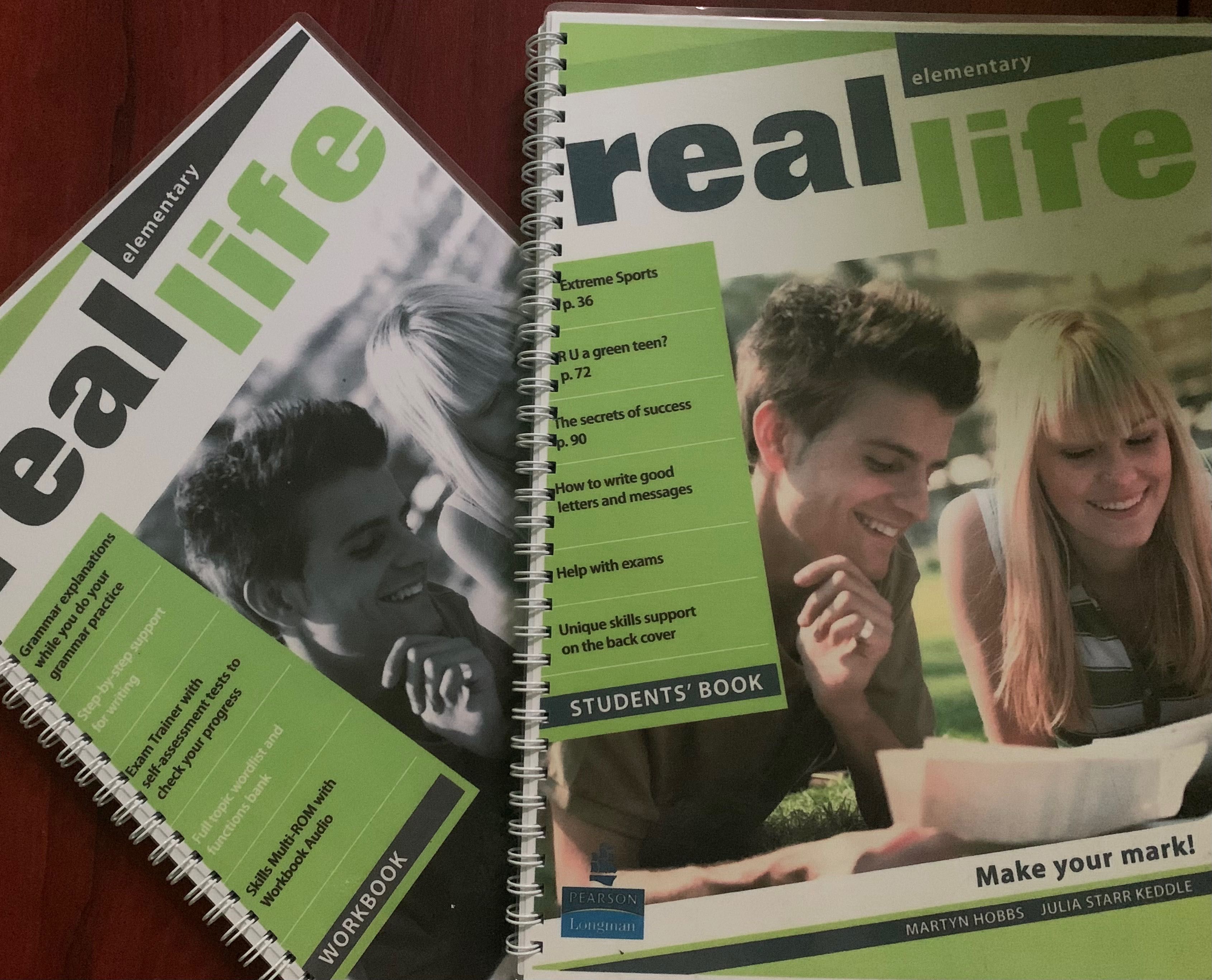 Нові Real Life Elementary, Pre-Intermediate -student’s book + workbook