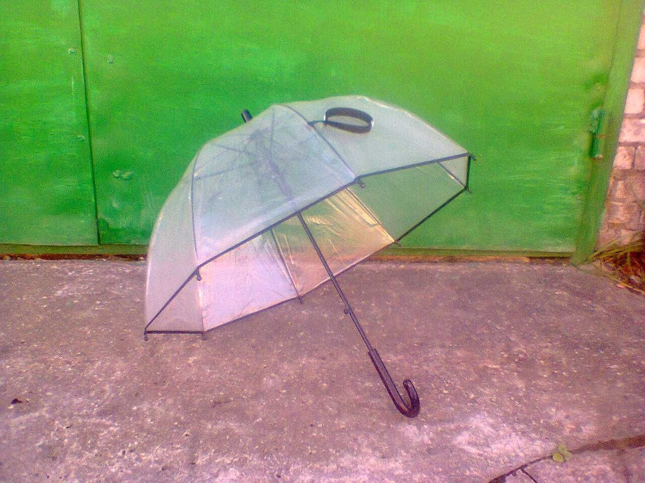 Зонт прозрачный в виде трости