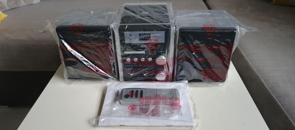 Elta 2402N wieża stereo, radio, odtwarzacz CD. Nowa.