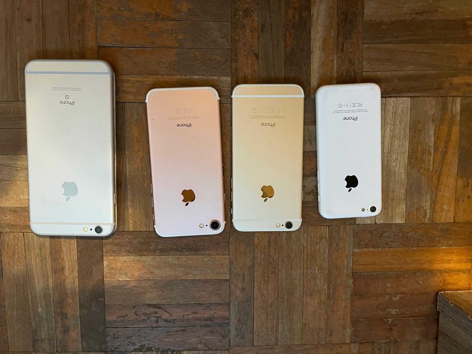 Iphone 6s plus, Iphone 7, Iphone 6 e Iphone 5c para peças.