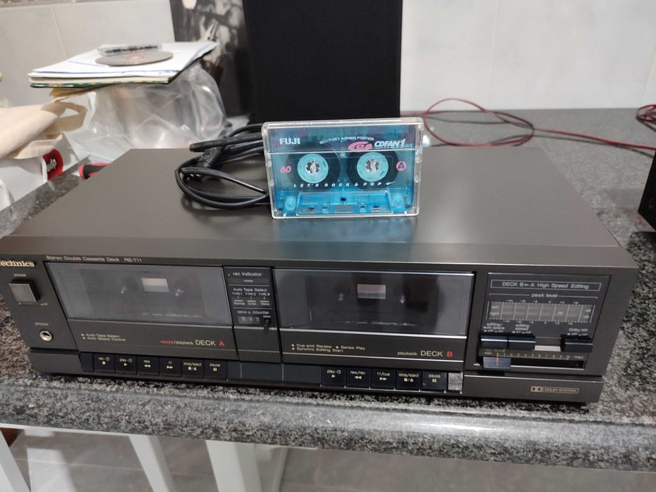 Leitor Cassetes Vintage Technics RS-T11