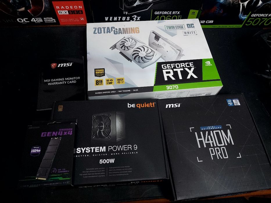 Bardzo mocny Komputer + Monitor|RTX 3070+1tb SSD m2|