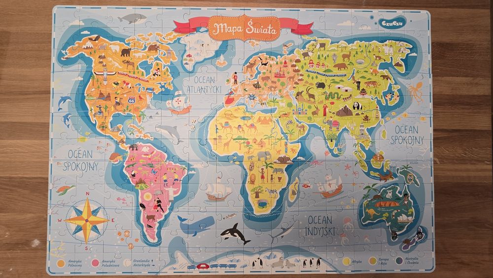 Puzzle - stan idealny, różne modele