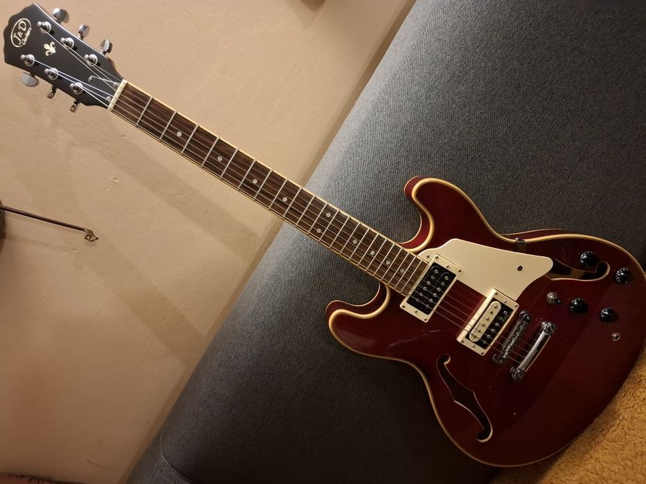 Sprzedam gitarę elektryczną J&D Luthiers Semi hollow Es