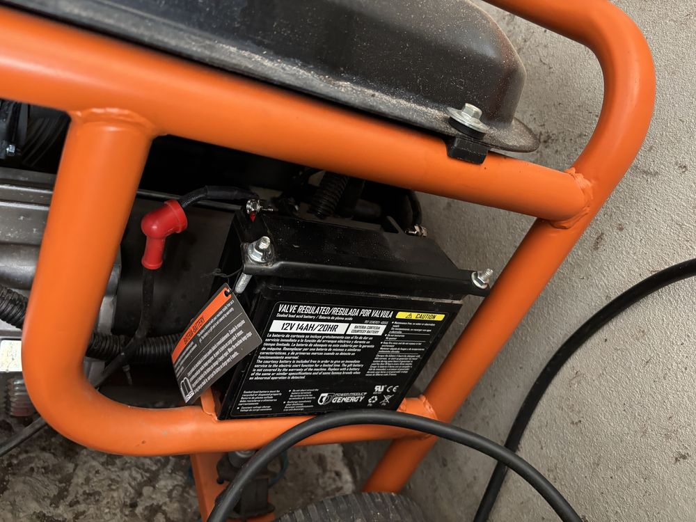 Gerador 6500W a gasolina Com bateria para start.