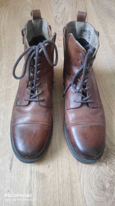 Skórzane botki Wrangler