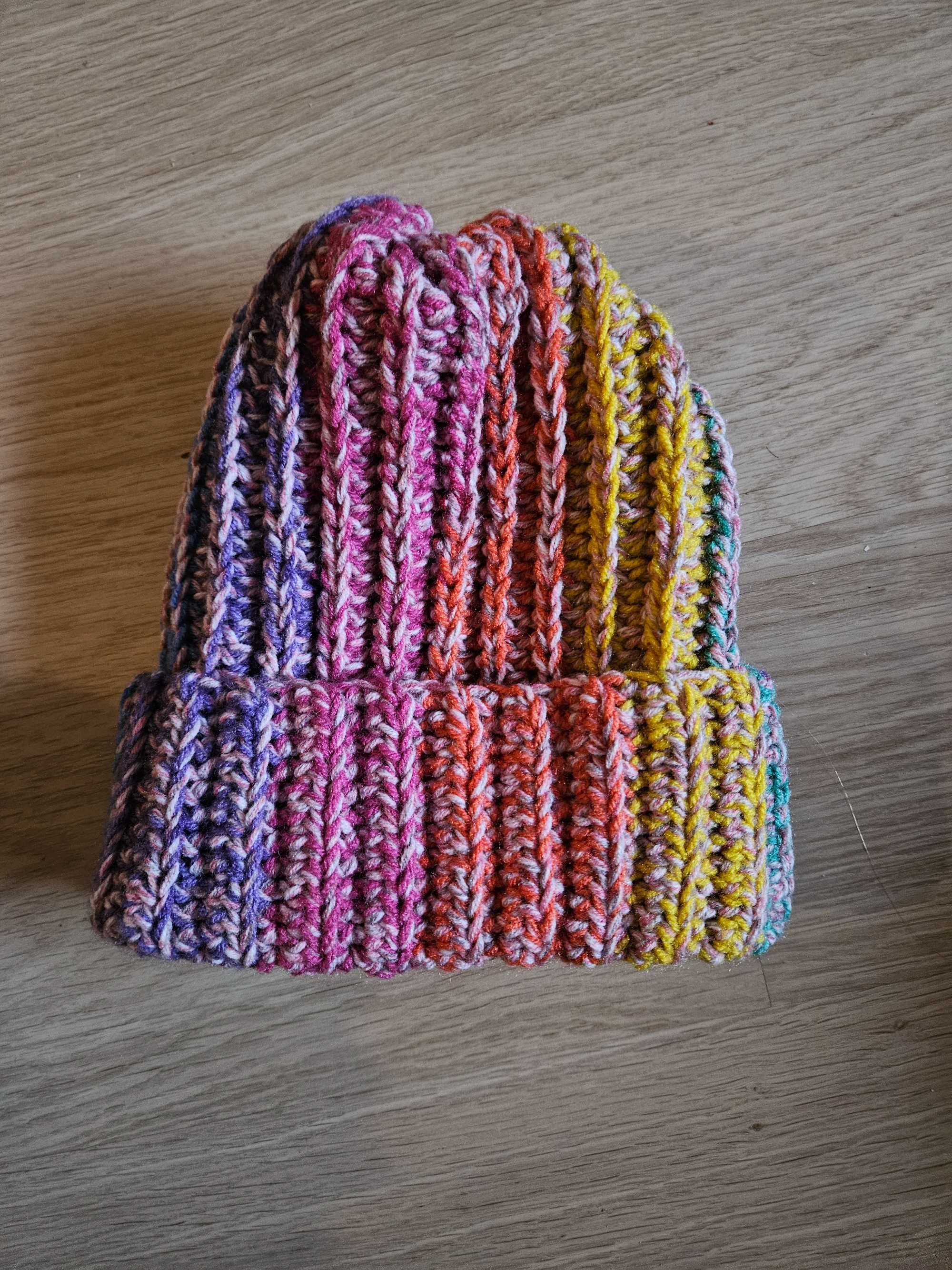 Kolorowa Czapka Handmade