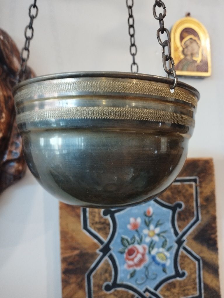 Piękna stara waga mosiężna vintage