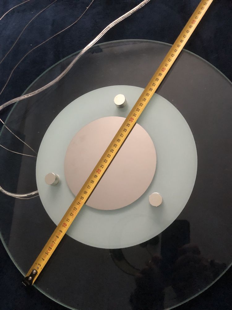 Nowoczesna szklana lampa sufitowa Led