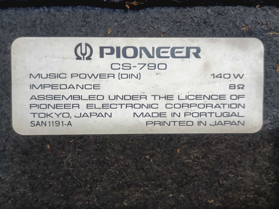 colunas PIONEER CS-790