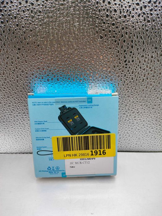 Etui ochronne na kartkę pamięci JJC MCR-CT12 wodoodporne czarne