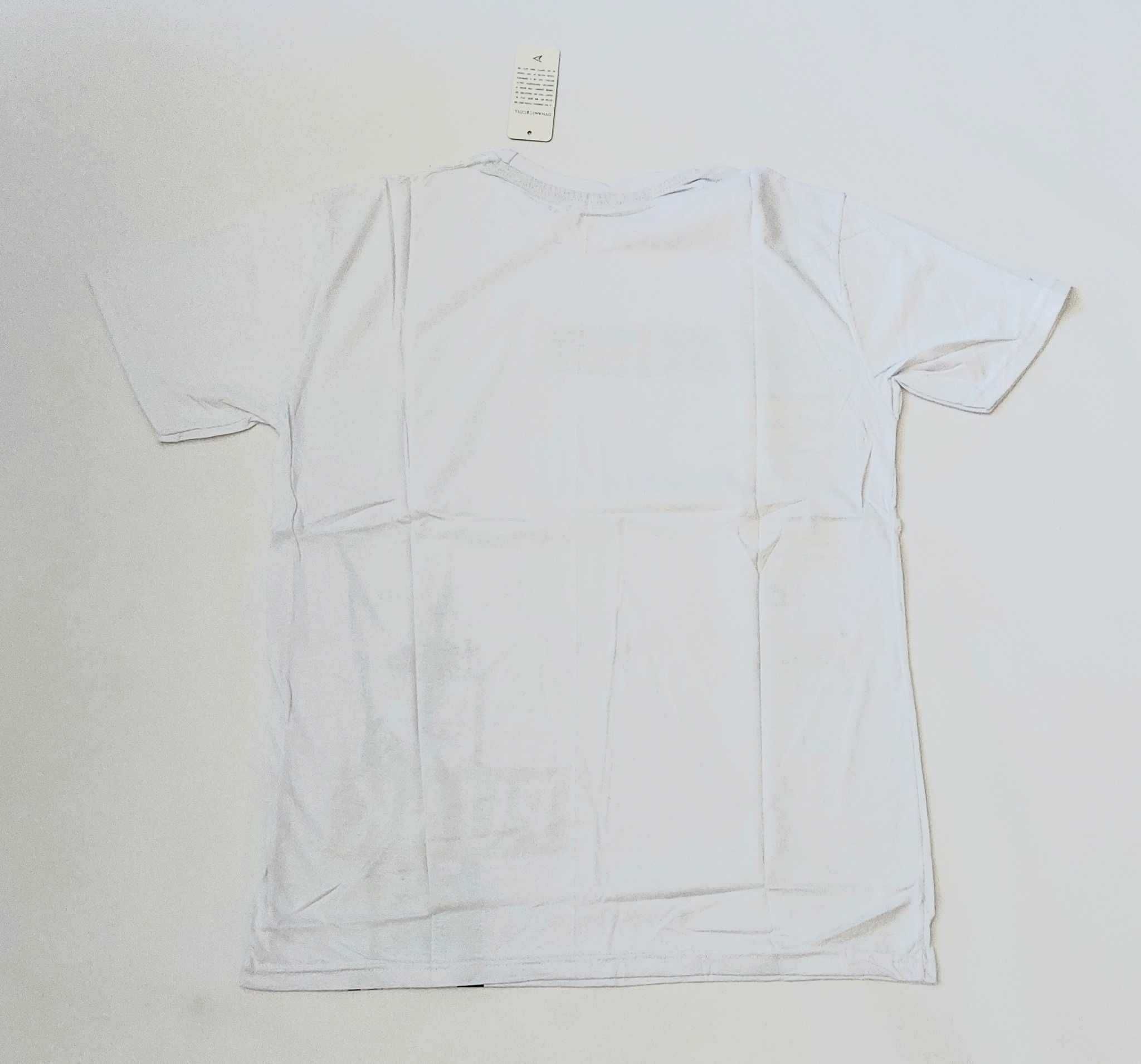 Koszulka męska bawełna t-shirt męski turecki DYNAMIC r. 2XL -112 cm