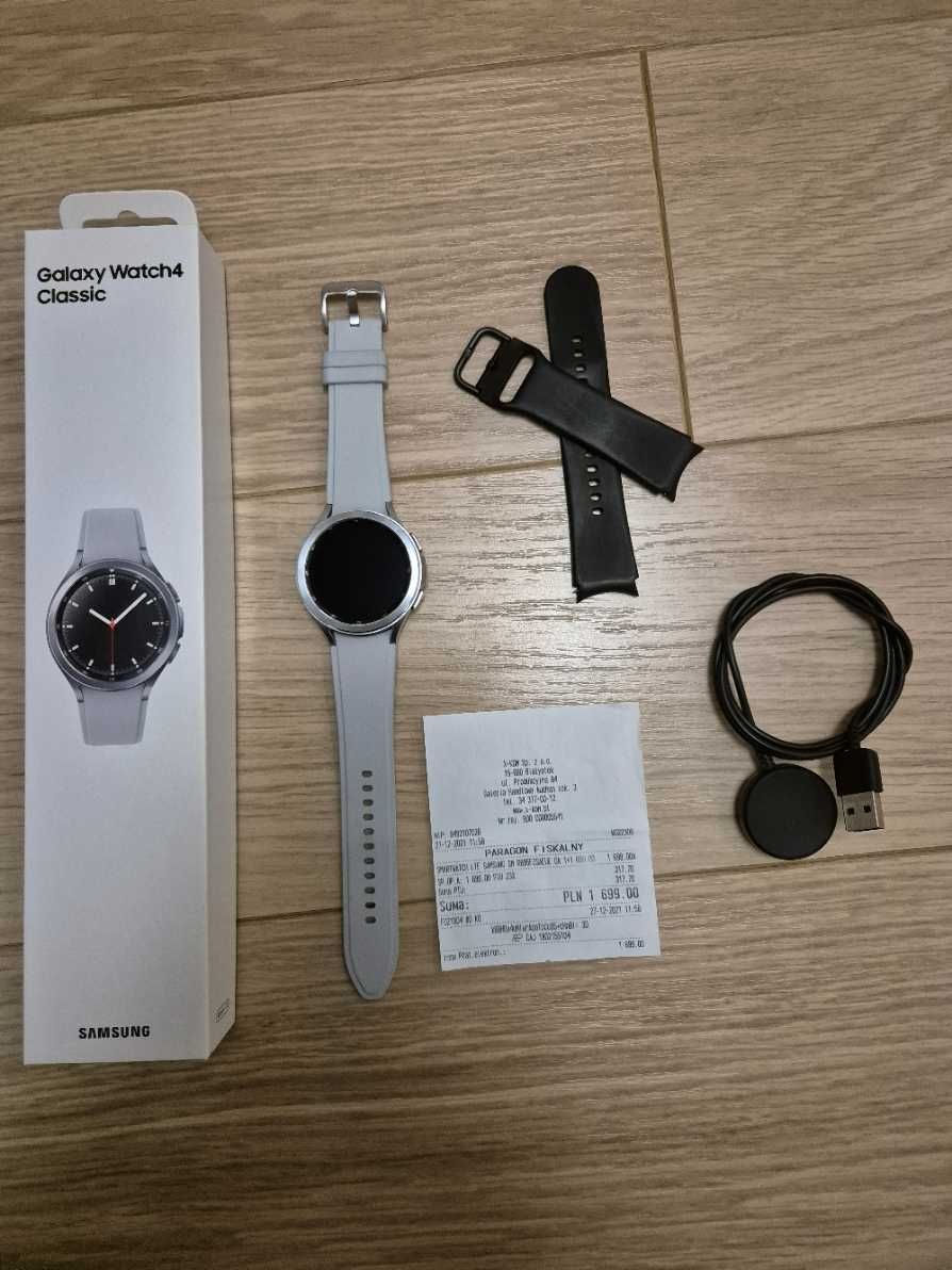 SAMSUNG Galaxy Watch 4 Classic SM-R895FZ 46mm LTE Srebrny