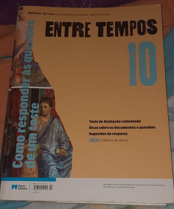 Livros de fichas/cadernos de atividades de História A - 10,11 e 12°ano