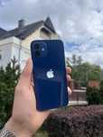iPhone 12 64gb niebieski - bateria 83% - ładowarka, Etui, szklo