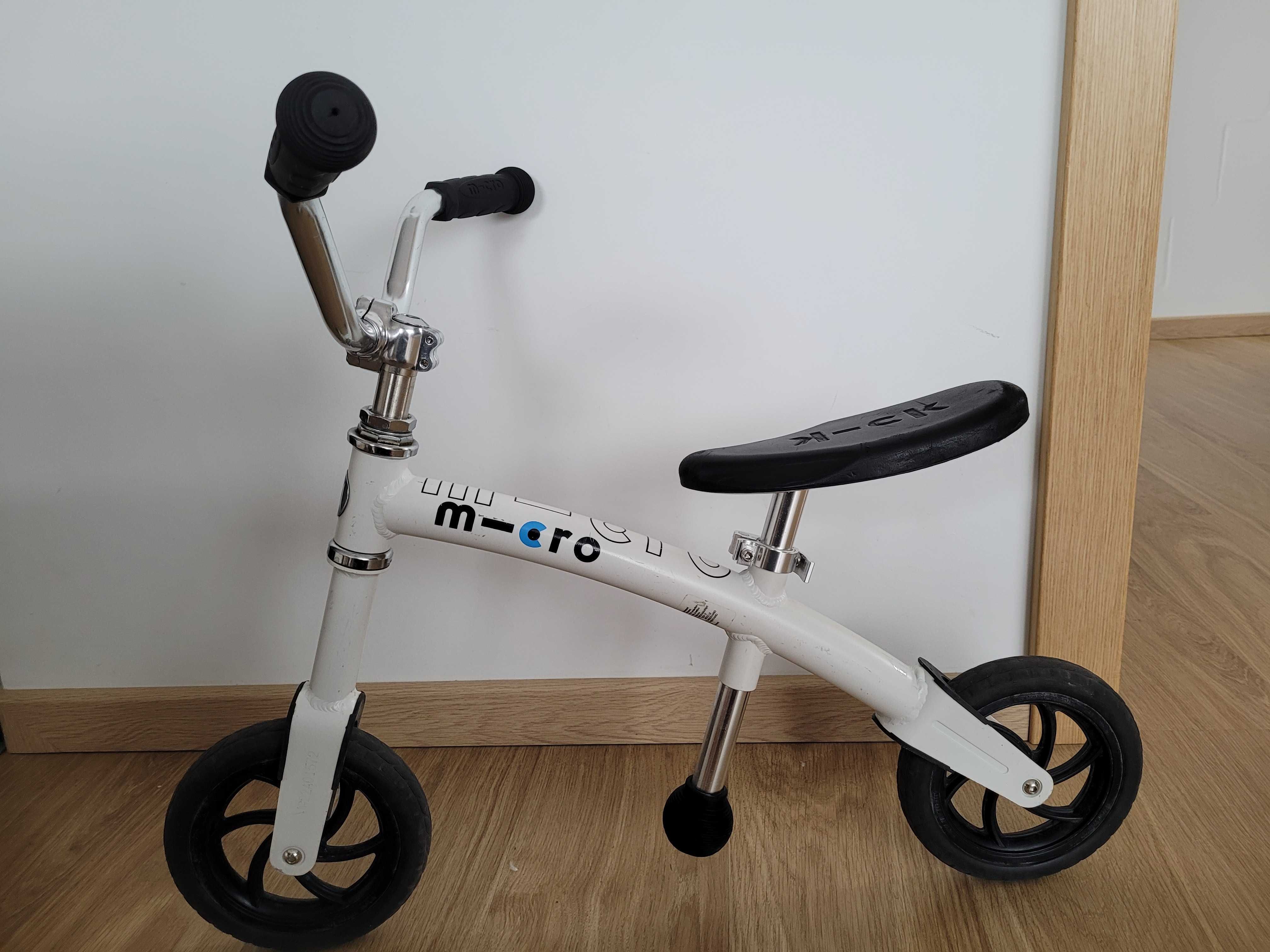 Lekki regulowany aluminiowy rowerek biegowy Micro G-Bike Chopper