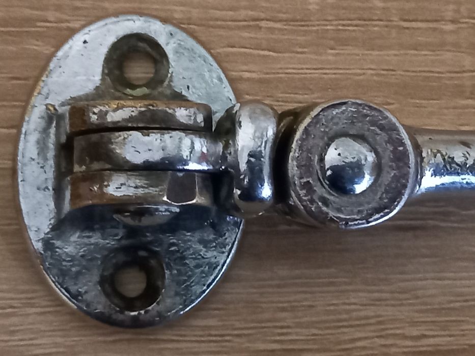 Крючок корабельный - шарнирный -поворотный Бронза ВМФ Раритет Винтаж