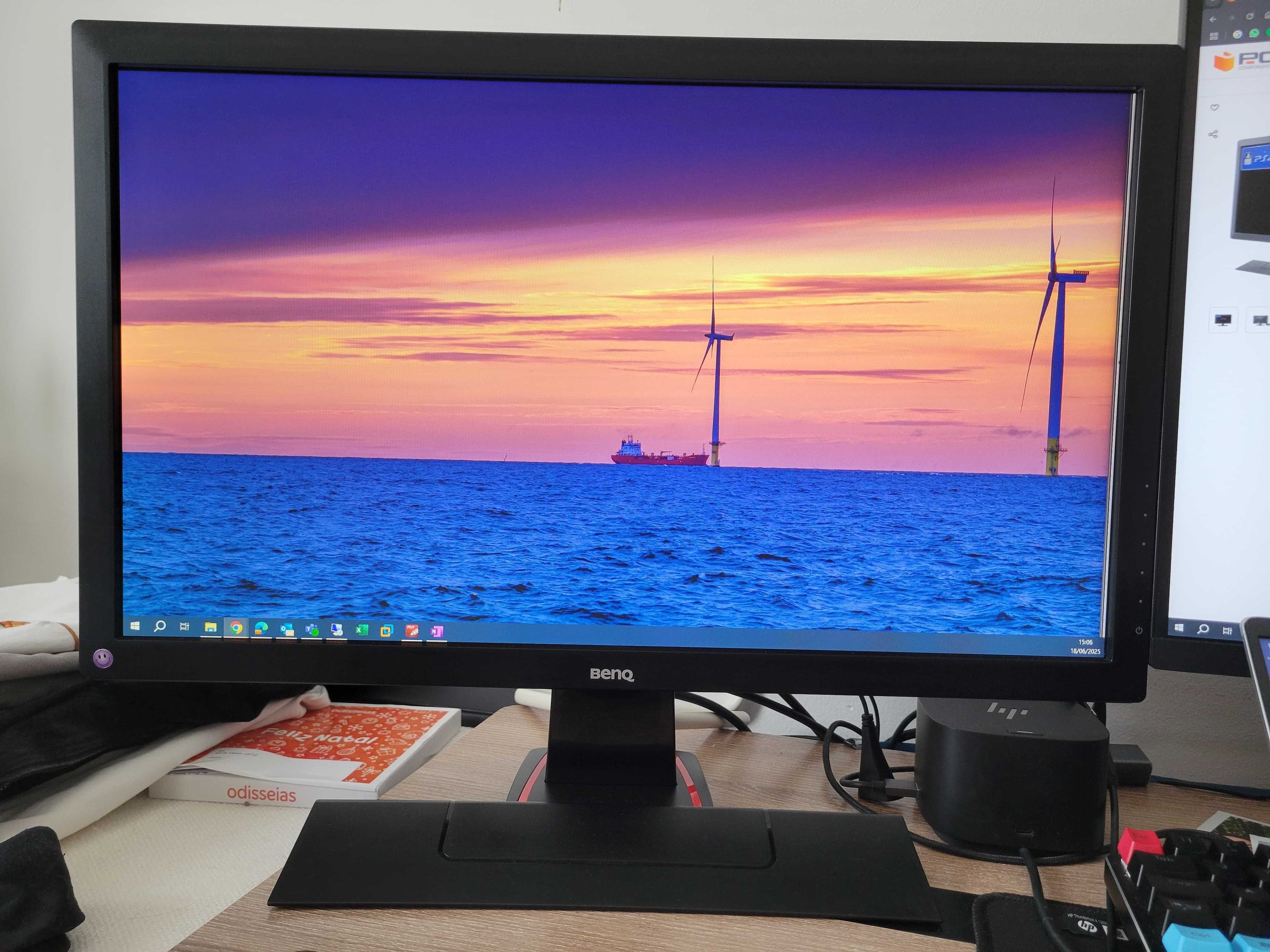 Ecrã BenQ 1080p 24" LED 1ms
